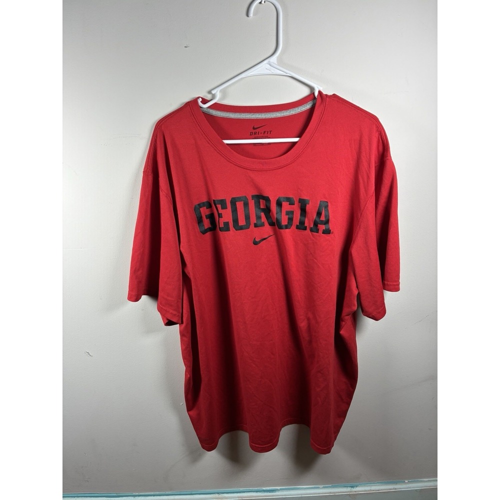 #M142 Men Nike XXL Dri Fit Shirt UGA Bulldogs Georgia Dawgs NCAA